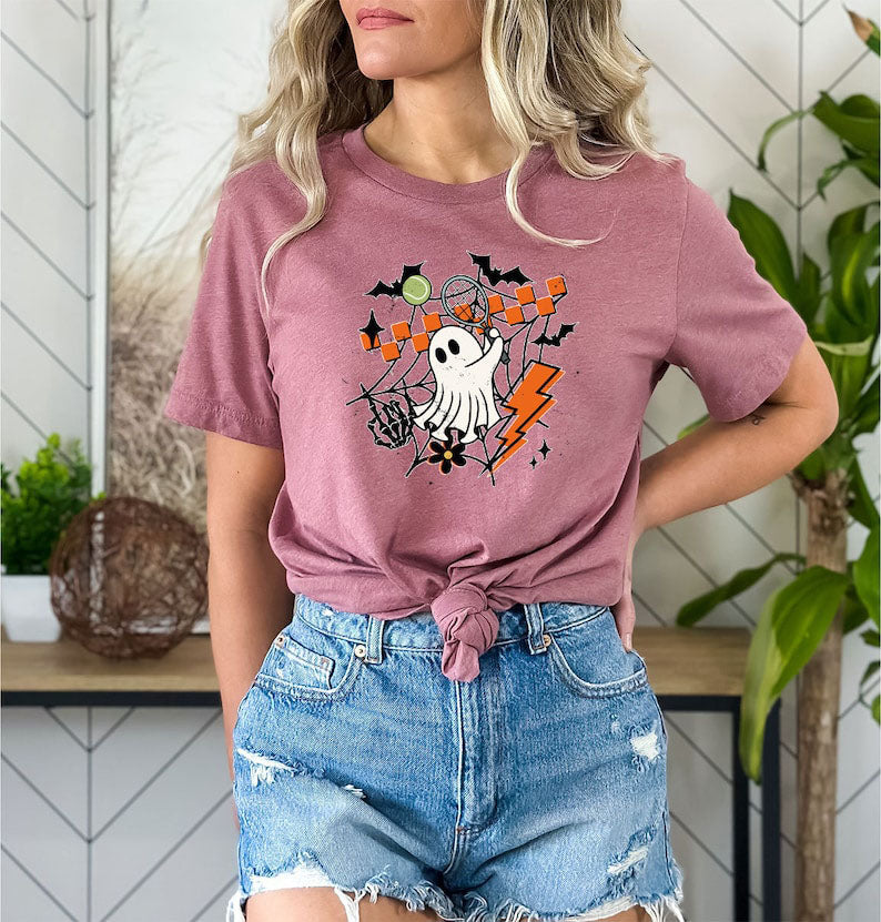 Tennis Ghost Halloween  T-shirts