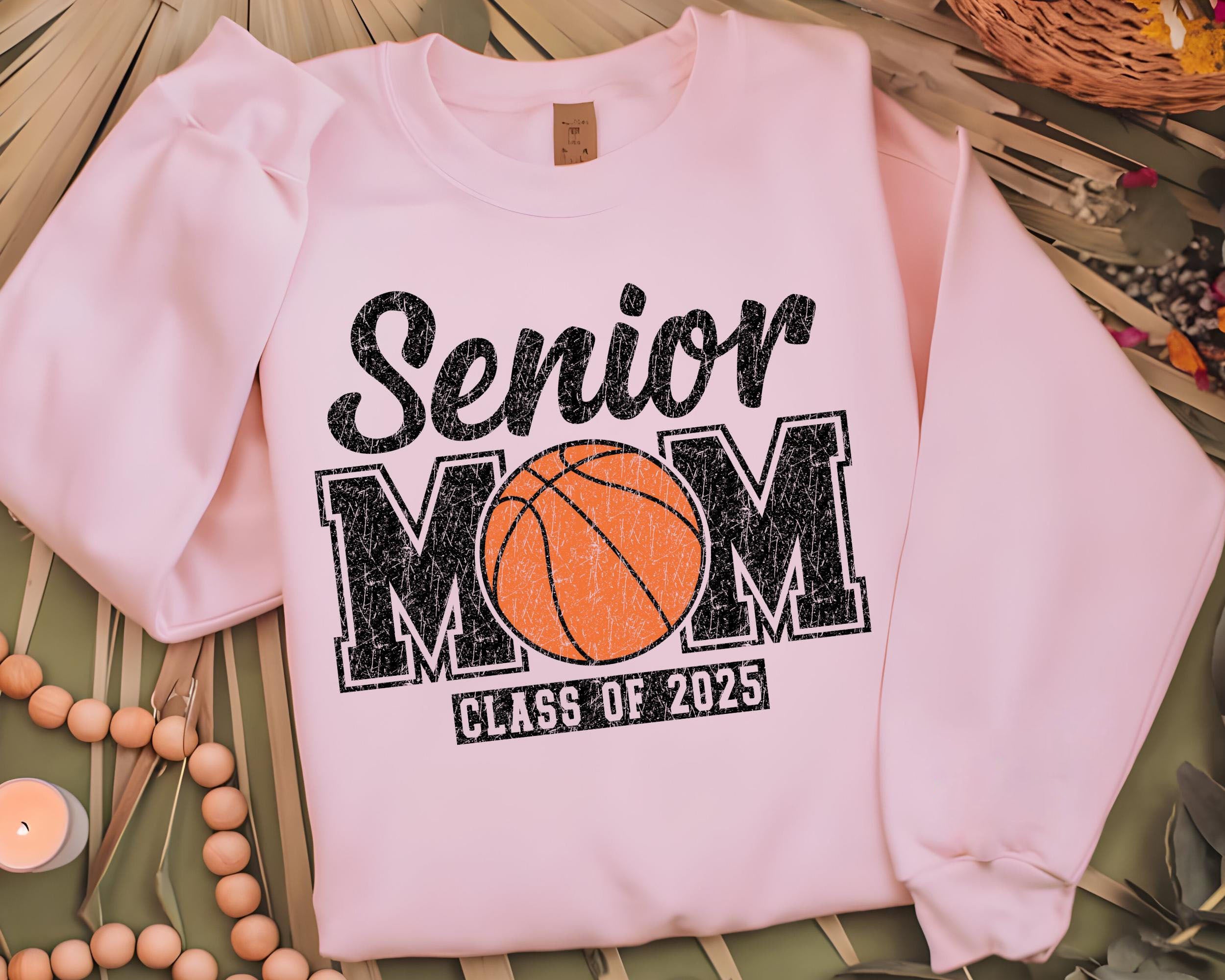 Basketball Senior Mama 2025 Sweatshirt