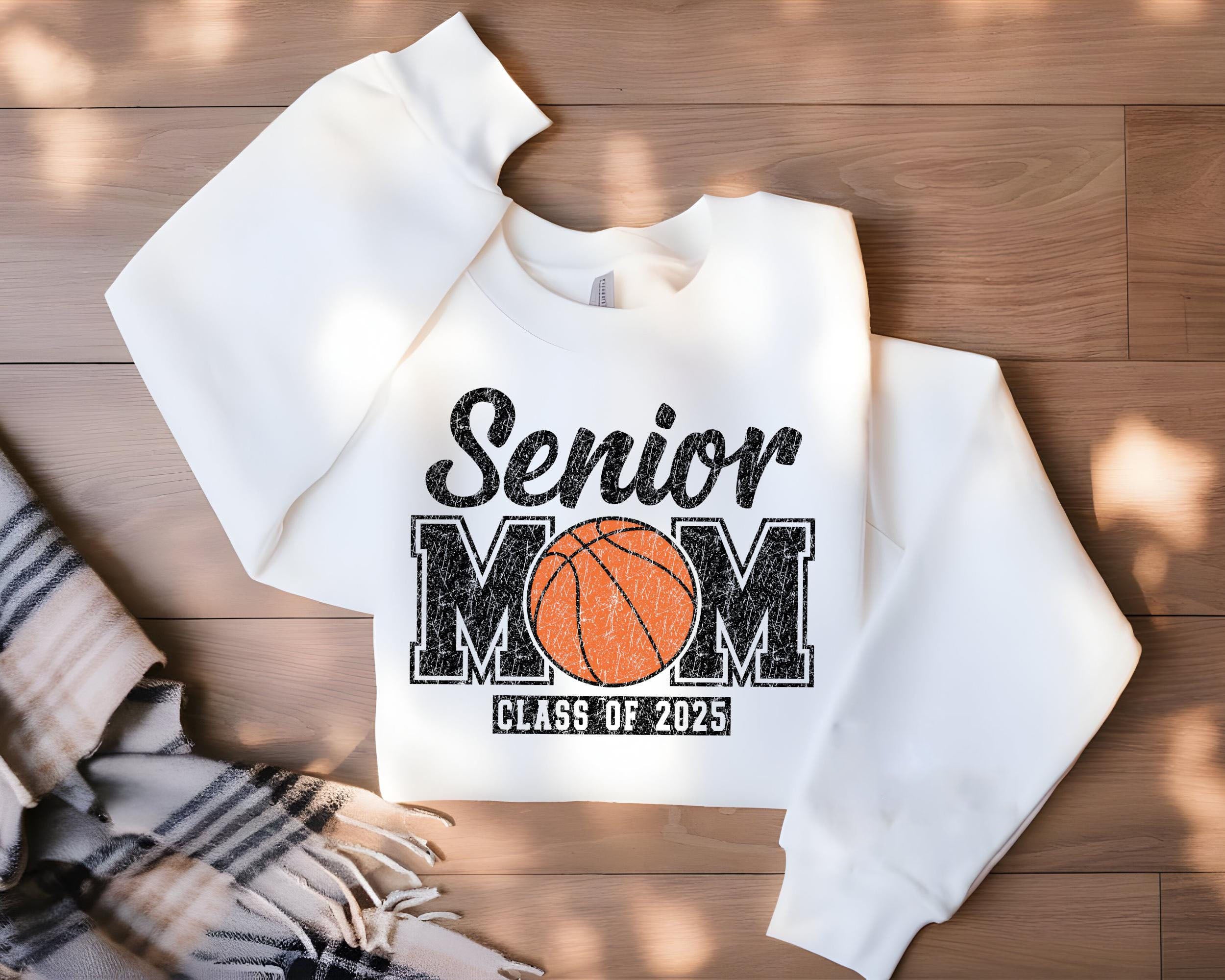 Basketball Senior Mama 2025 Sweatshirt