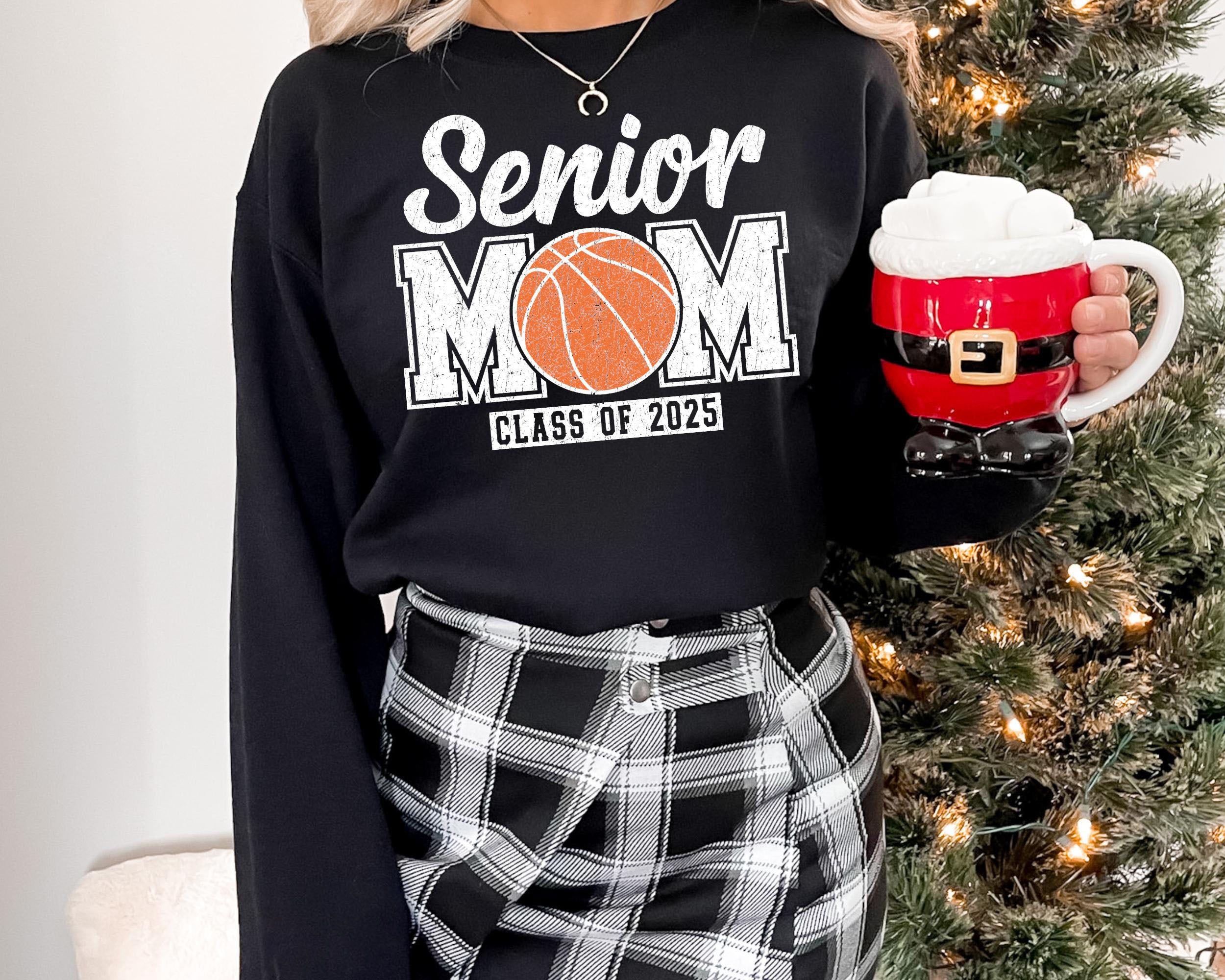 Basketball Senior Mama 2025 Sweatshirt