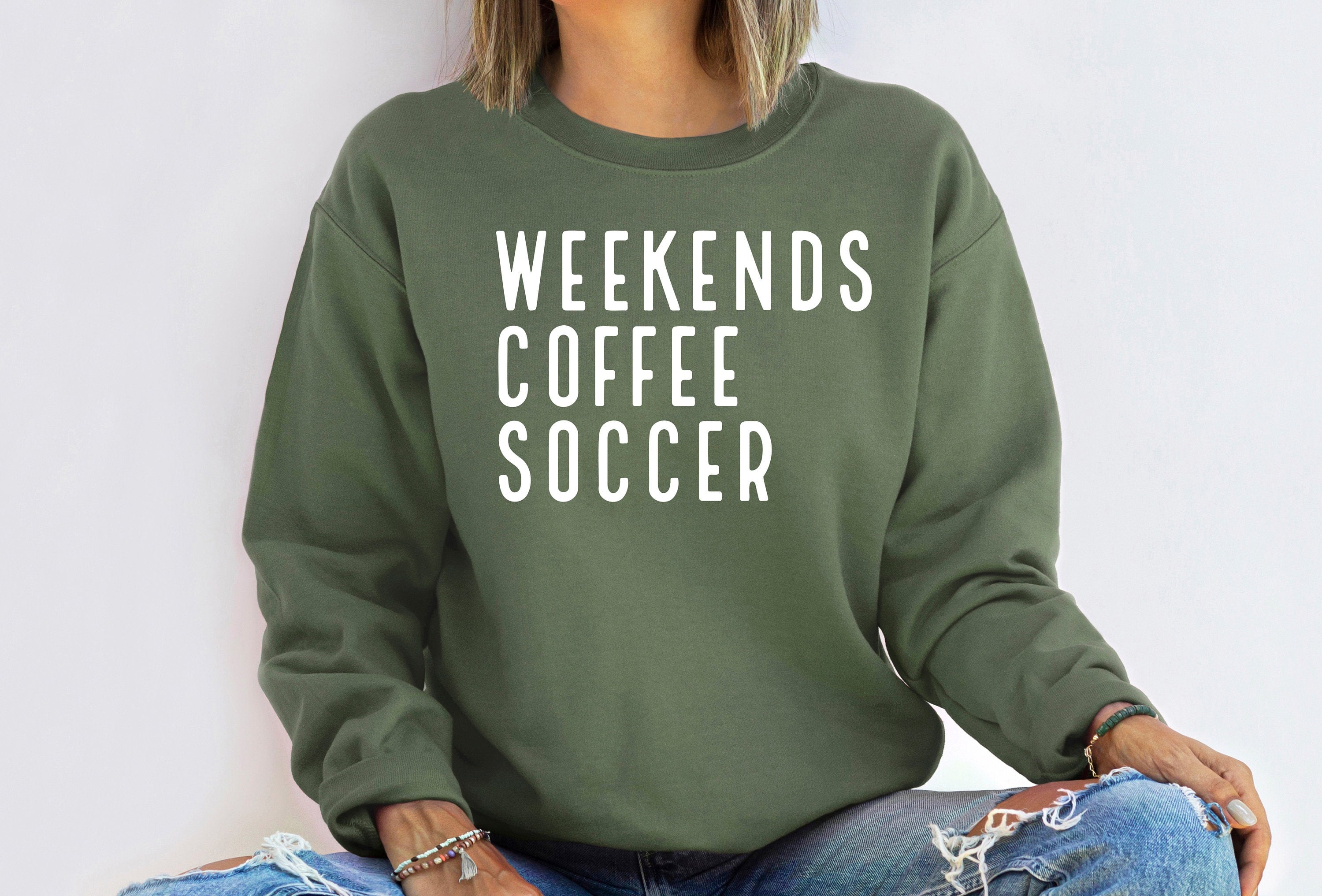 Weekend Coffee Soccer Sweatshirt