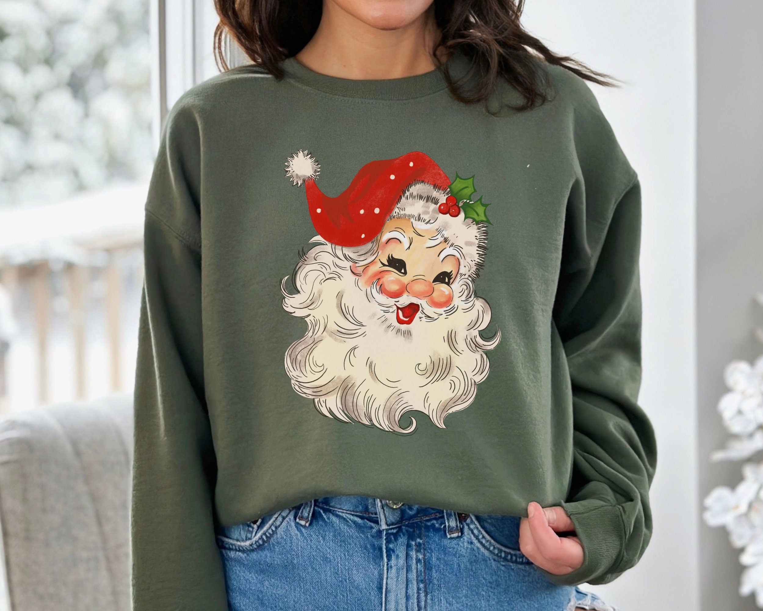 Retro Santa Sweatshirt