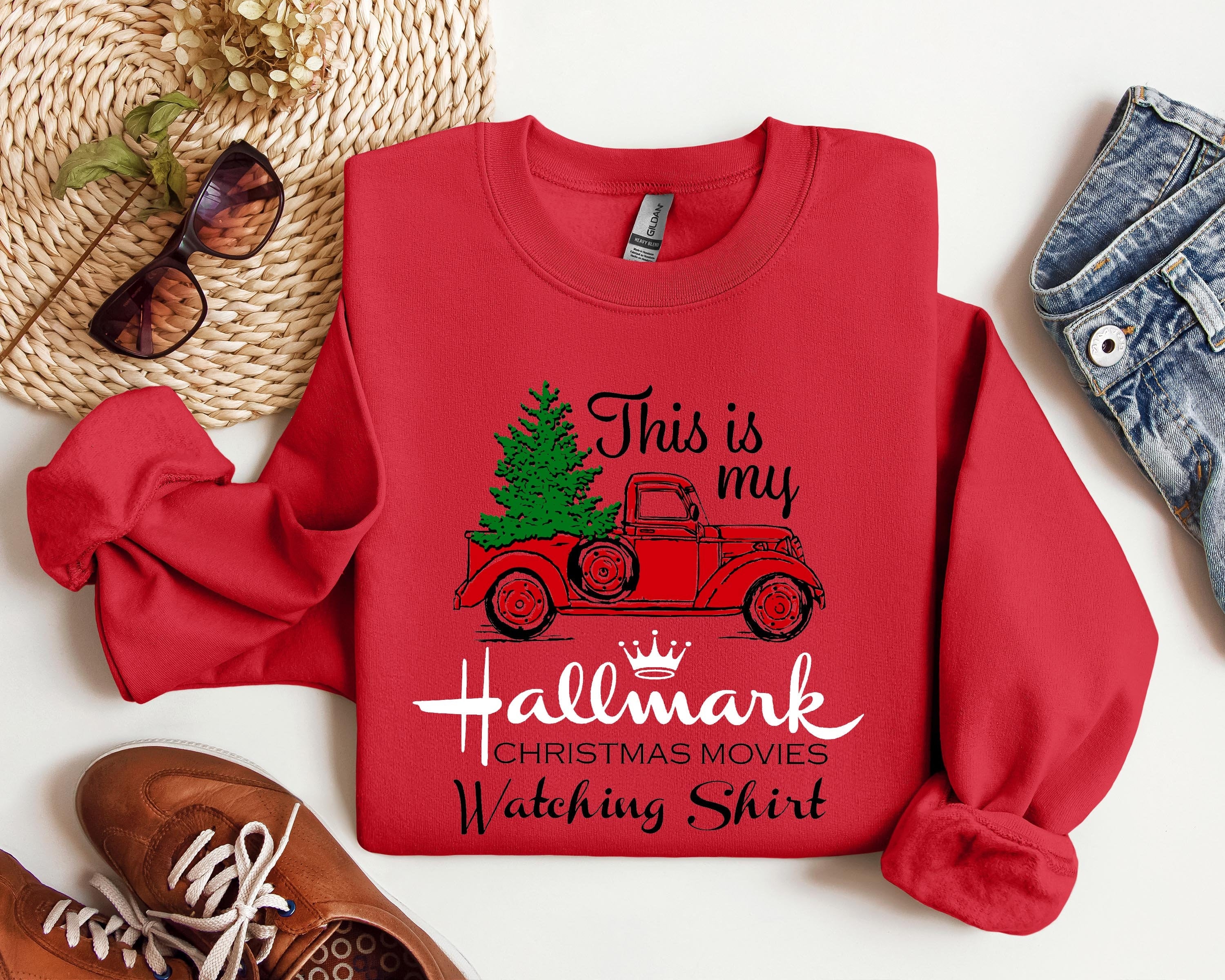 This is My Hallmark Christmas Movie Watching Sweatshirt