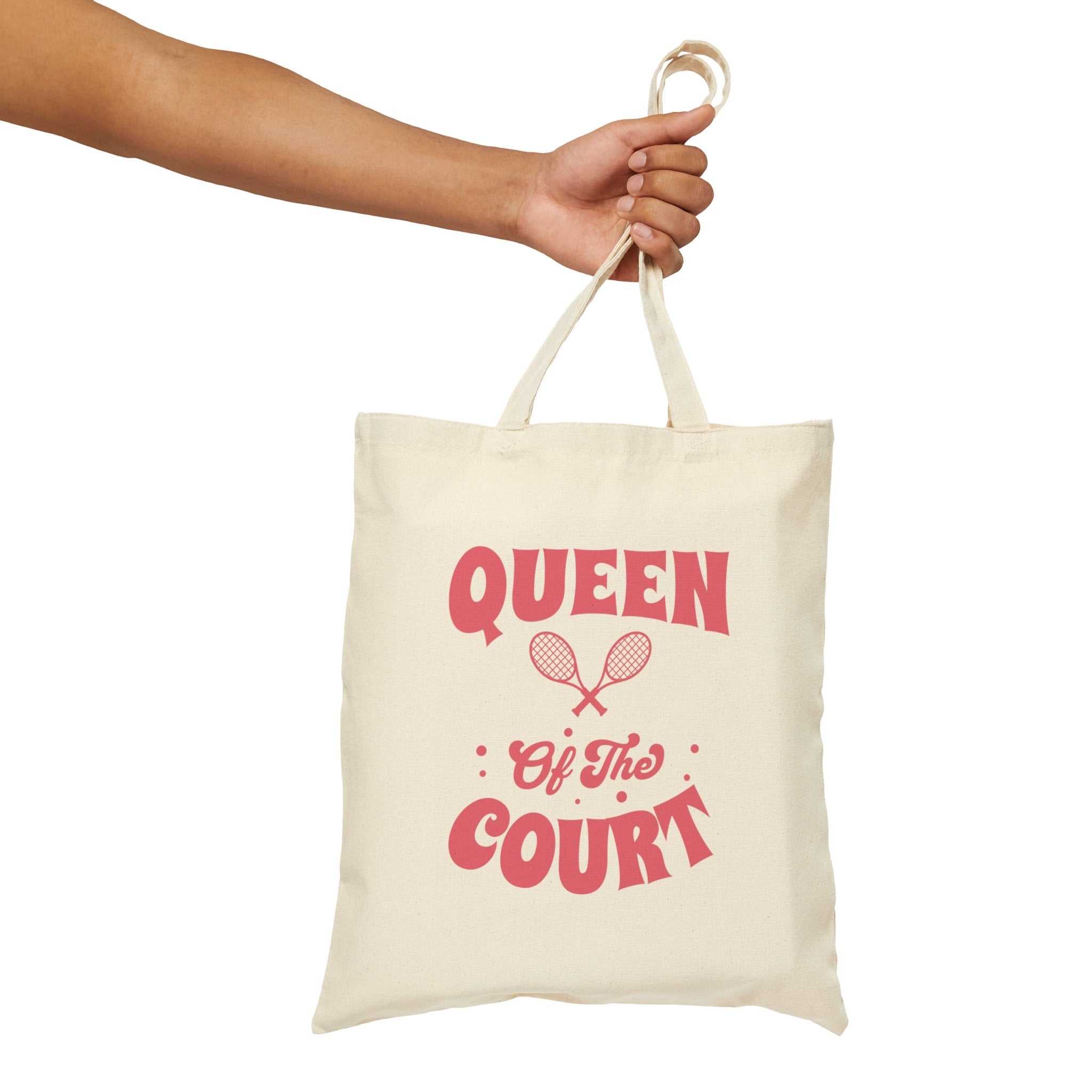 Queen of the Court Canvas Tote Bag