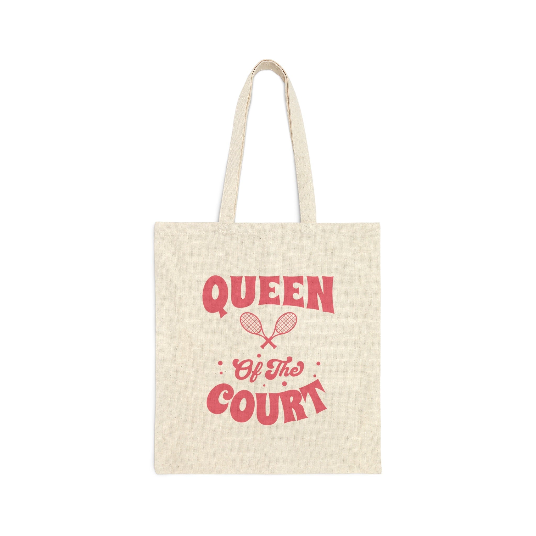 Queen of the Court Canvas Tote Bag