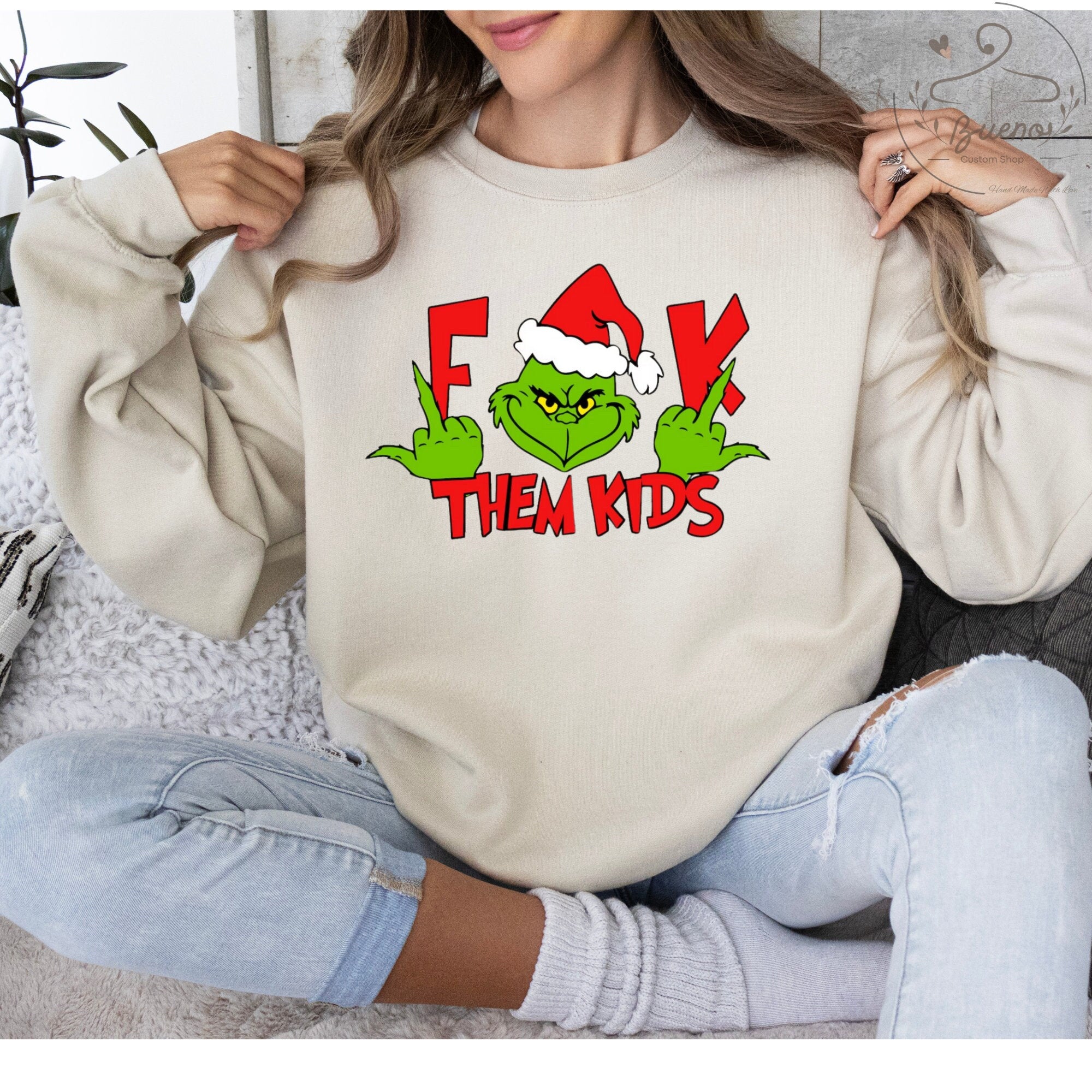 Fak Them Kids, Christmas Sweatshirt