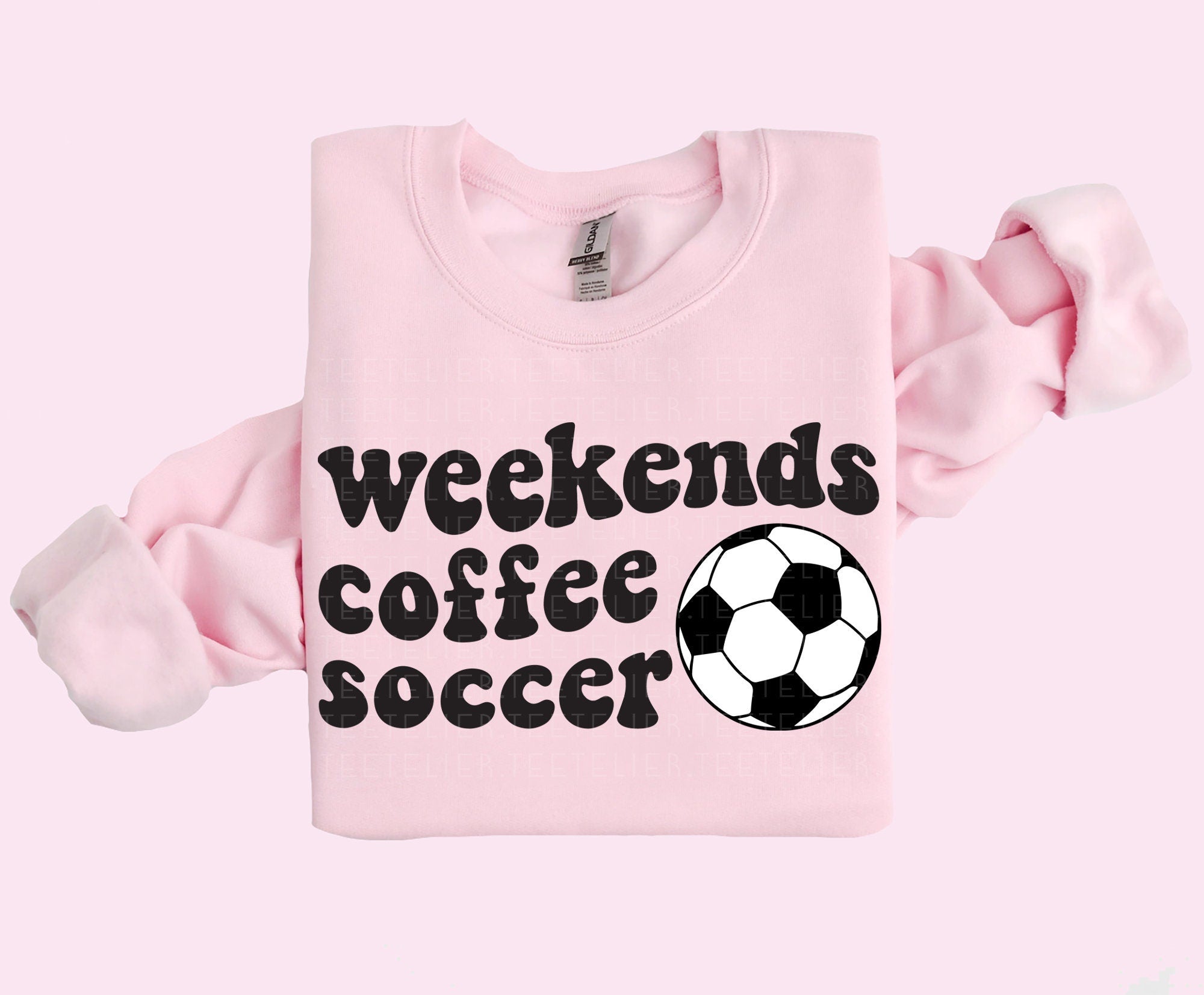 Weekends Coffee Soccer Sweatshirt