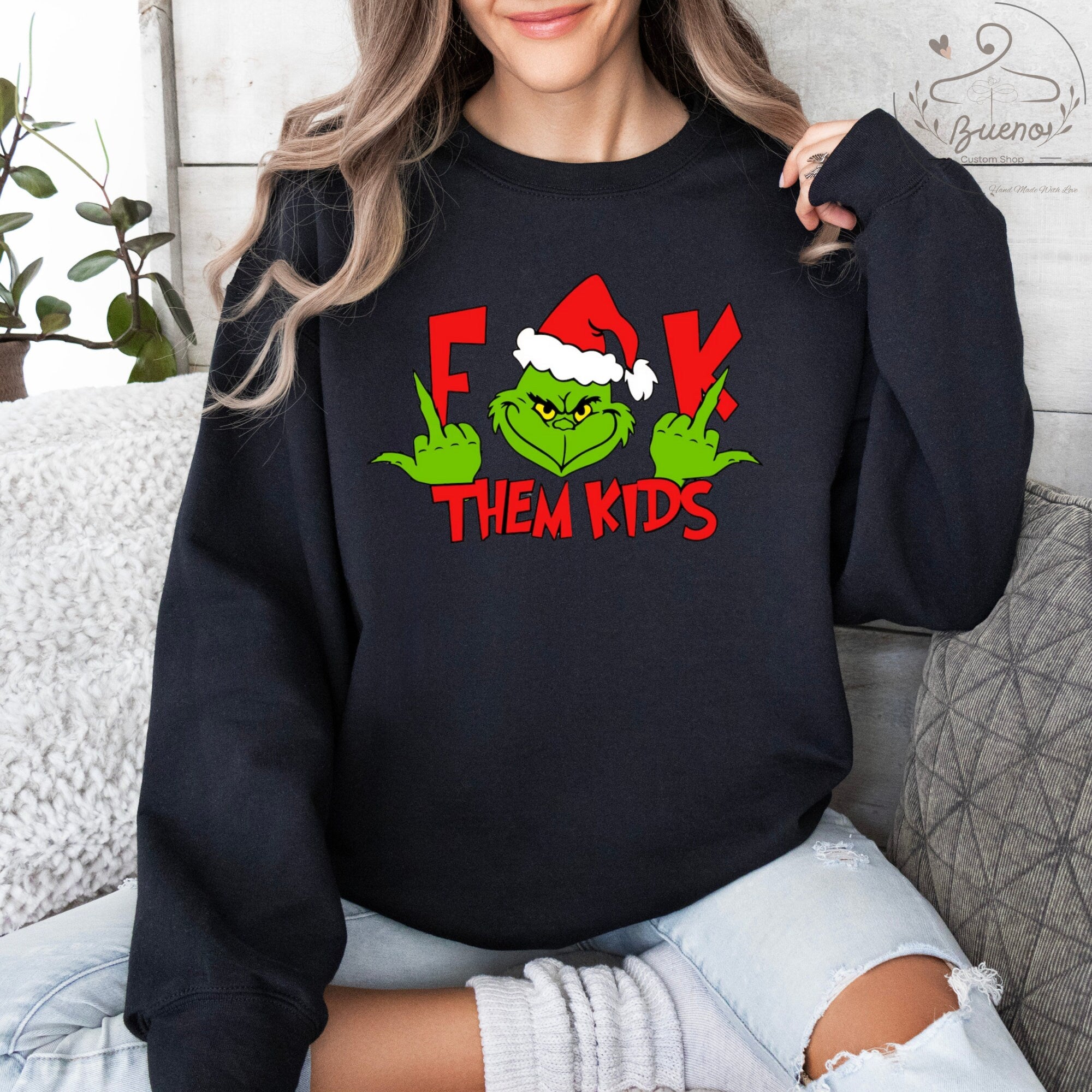 Fak Them Kids, Christmas Sweatshirt