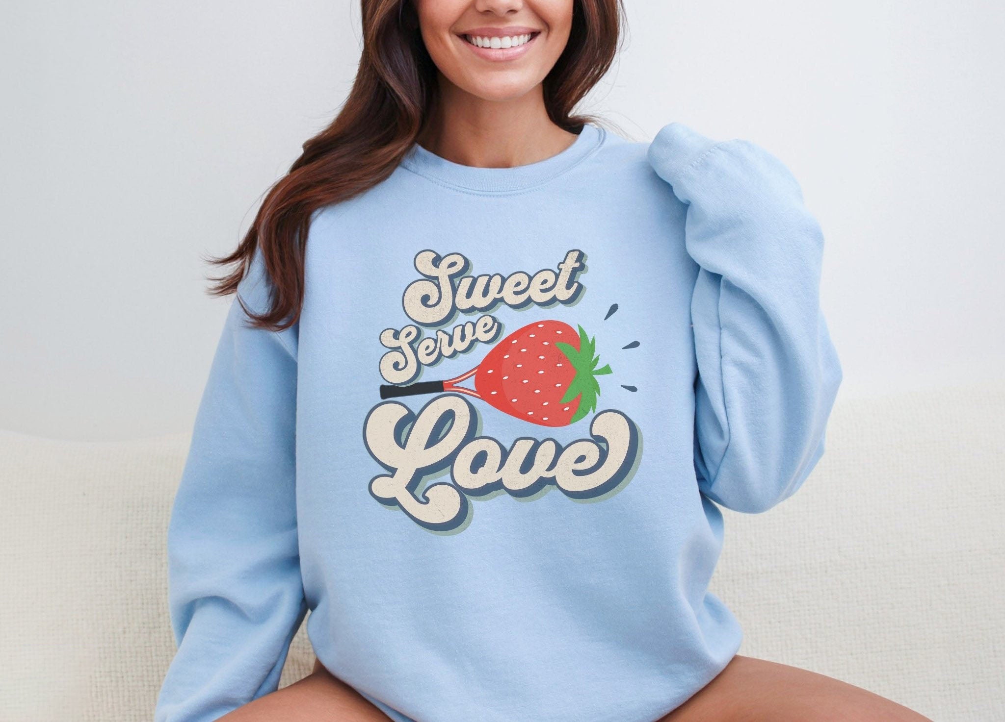 Sweet Serve Love Tennis Sweatshirt