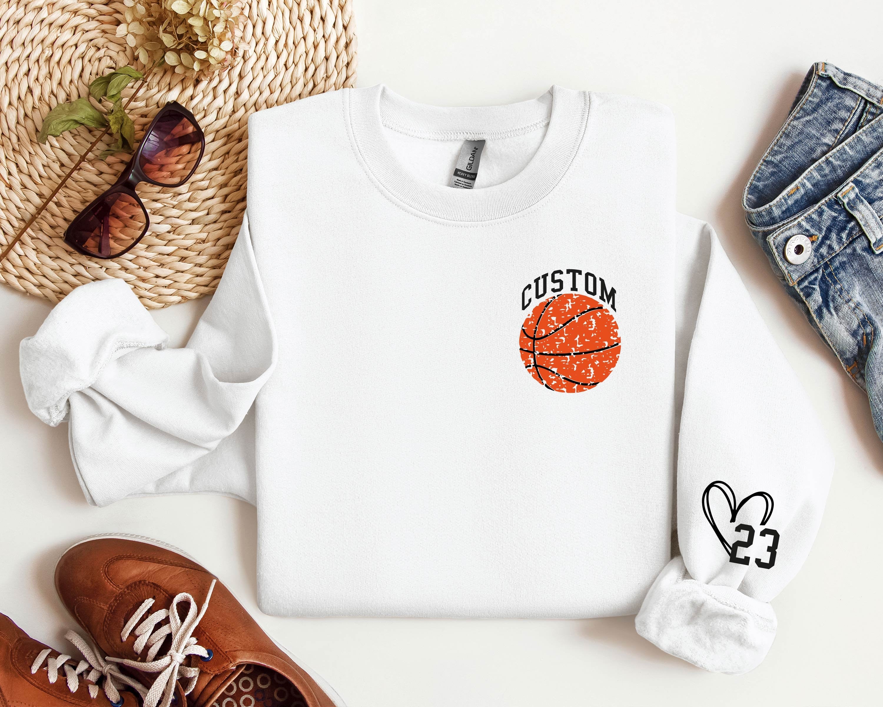 Personalized Basketball Sweatshirt