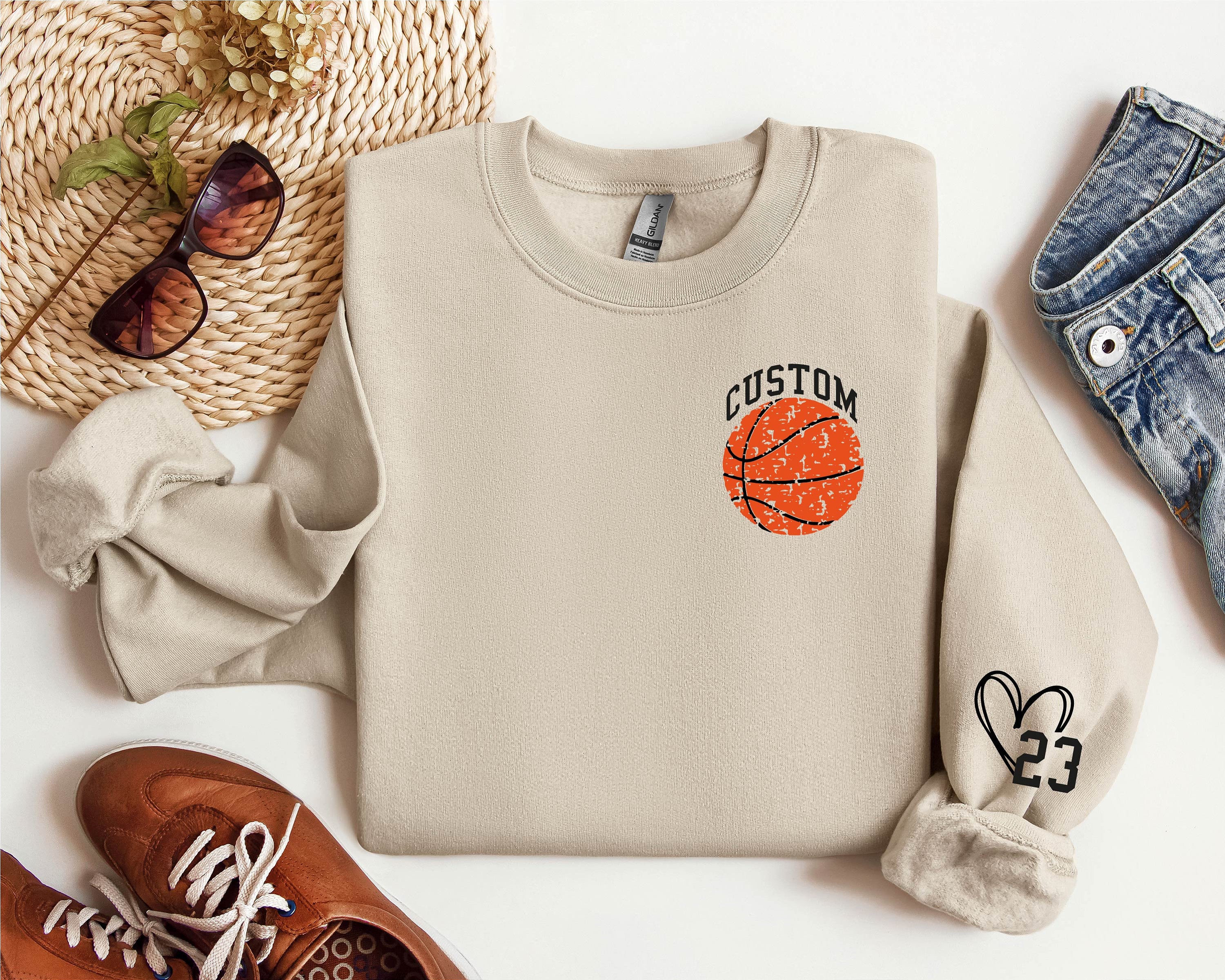 Personalized Basketball Sweatshirt