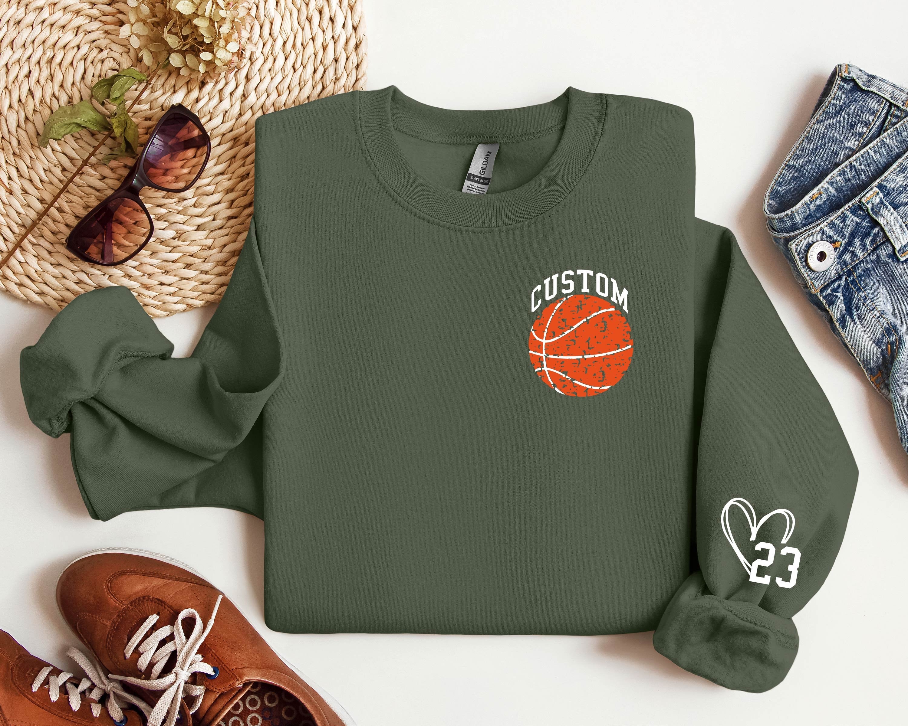 Personalized Basketball Sweatshirt