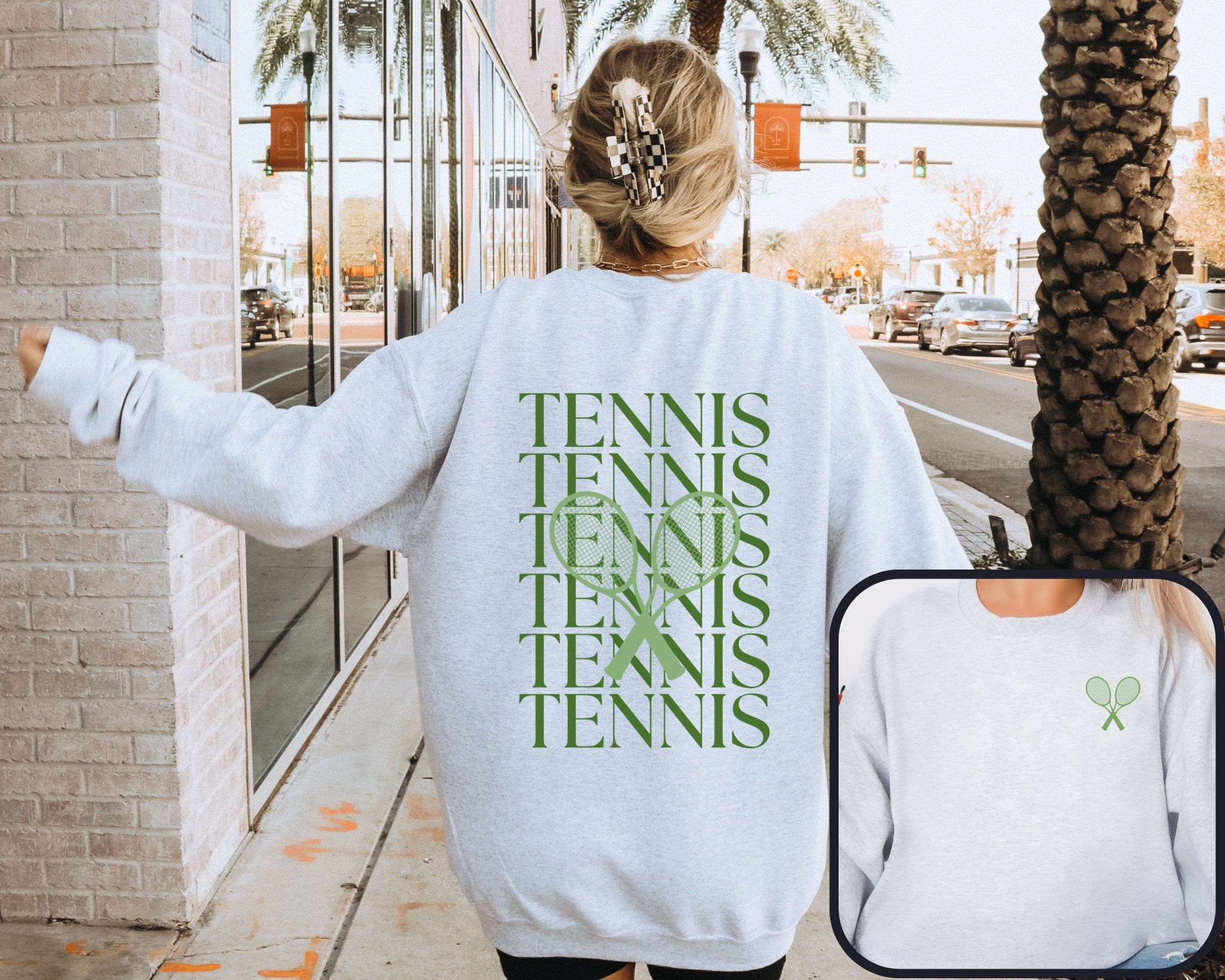 Tennis Player Sweatshirt