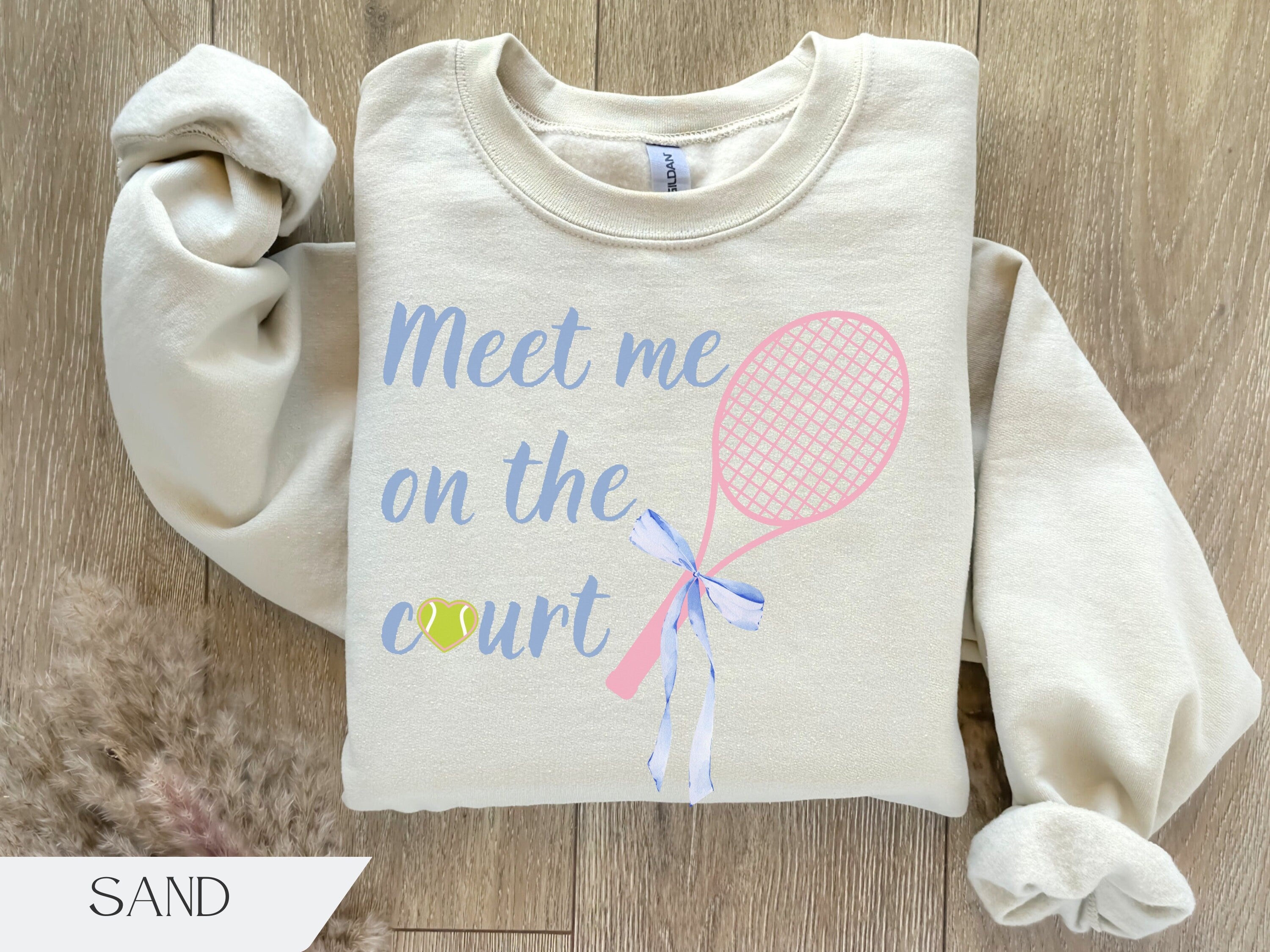 Meet Me On The Court, Tennis Player Sweatshirt