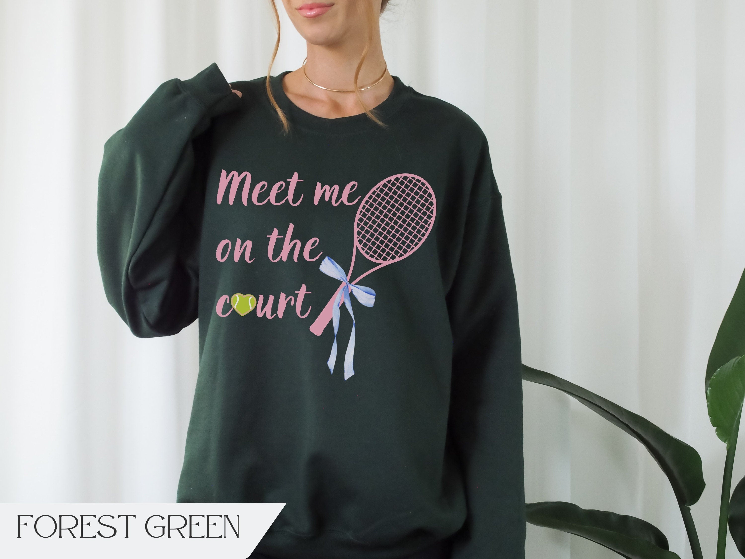 Meet Me On The Court, Tennis Player Sweatshirt