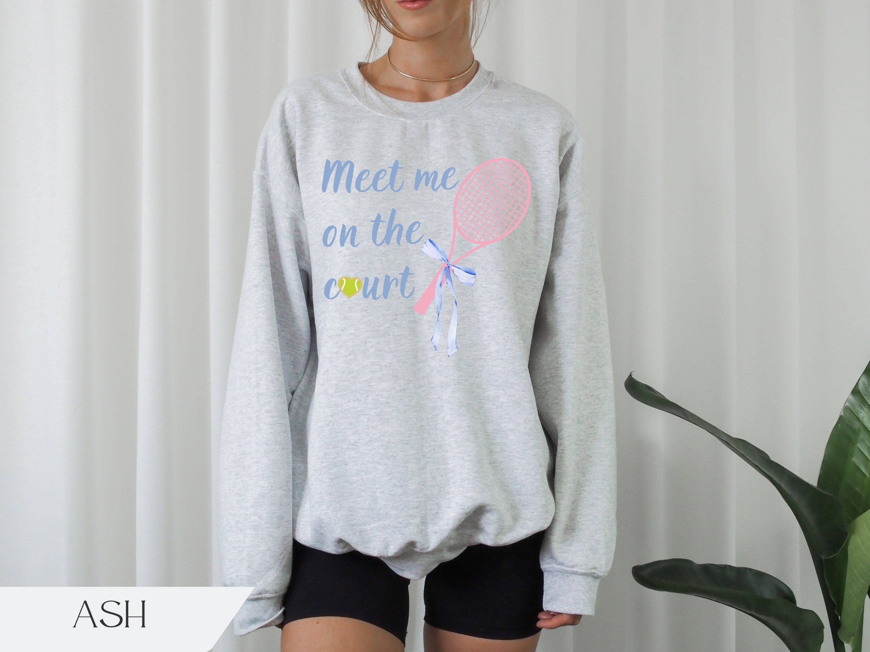 Meet Me On The Court, Tennis Player Sweatshirt