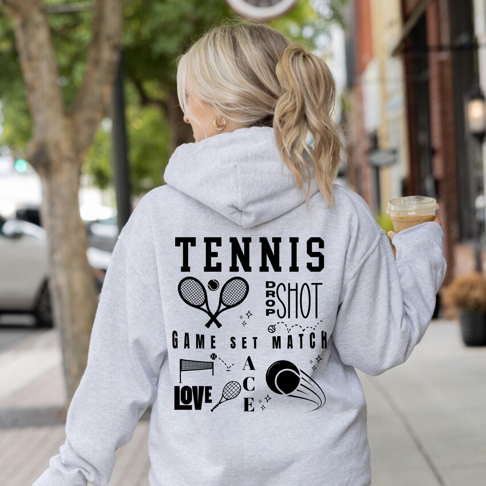 Custom Name Tennis Club Hoodie