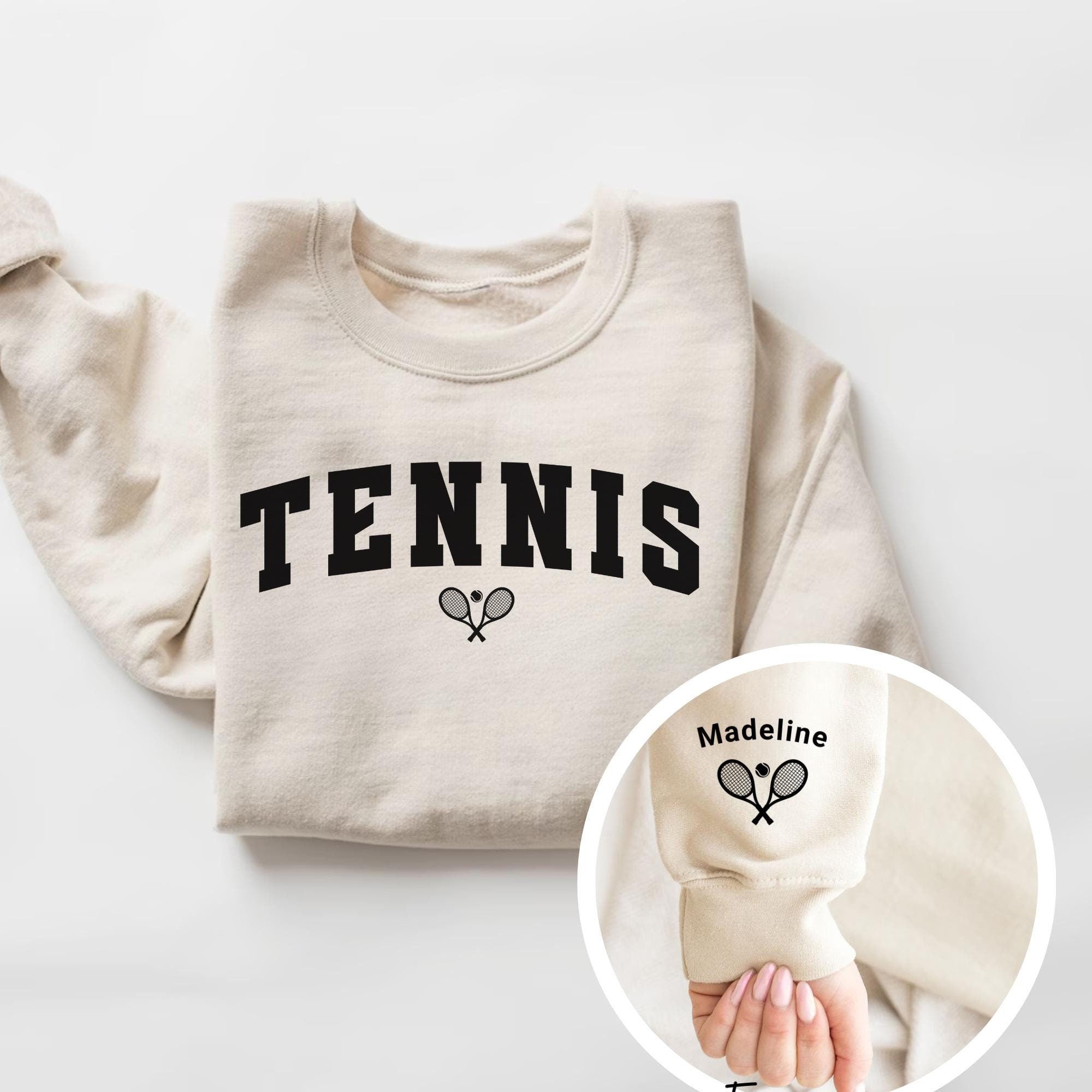 Custom Name Tennis Sweatshirt