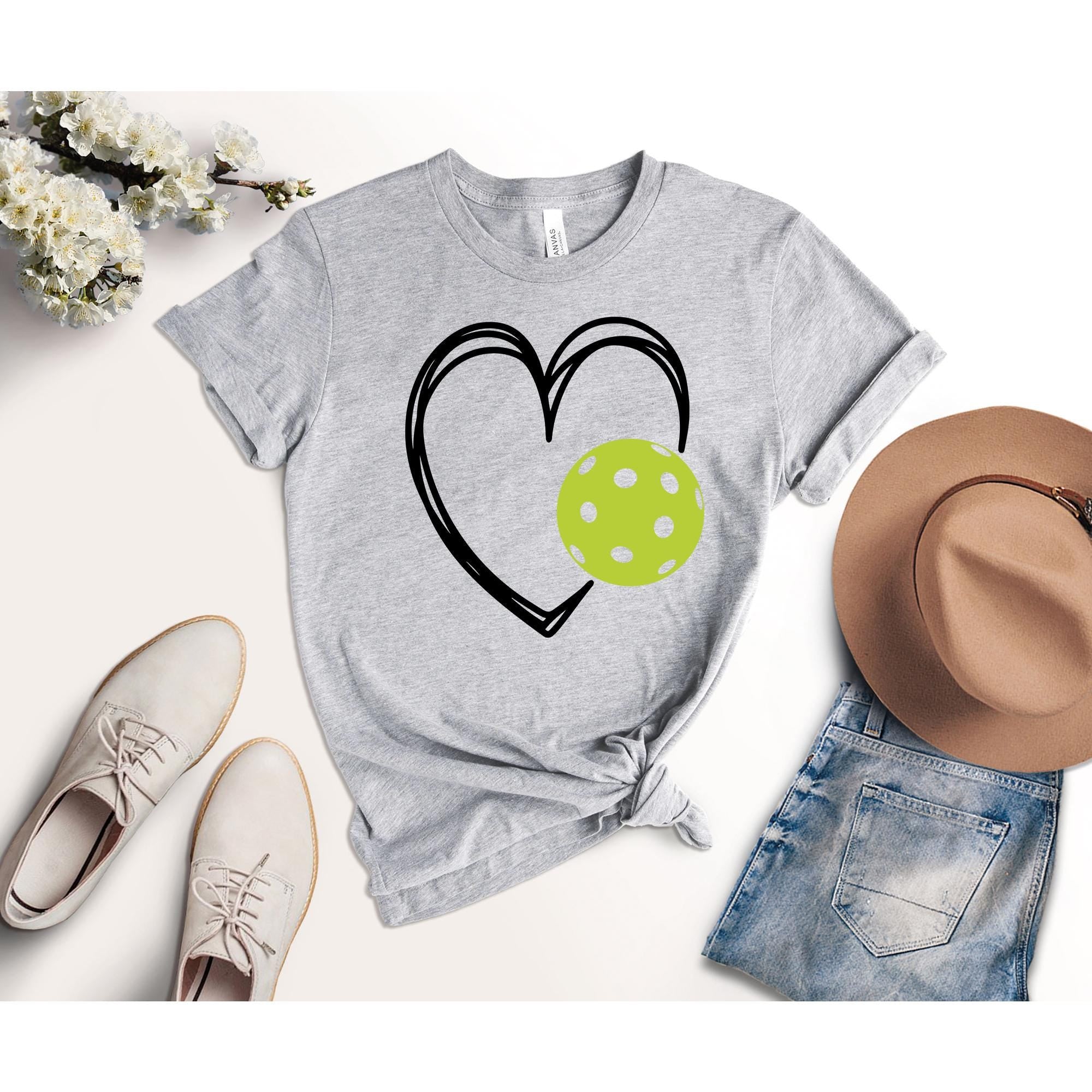 Pickleball Heart T-Shirt