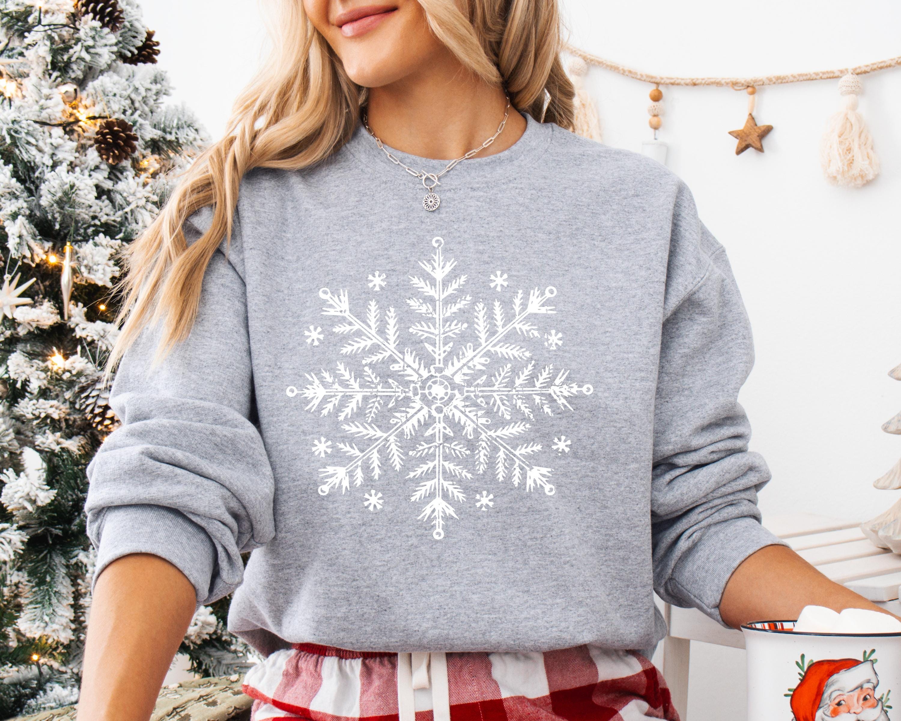 Snowflake Winter Sweatshirt