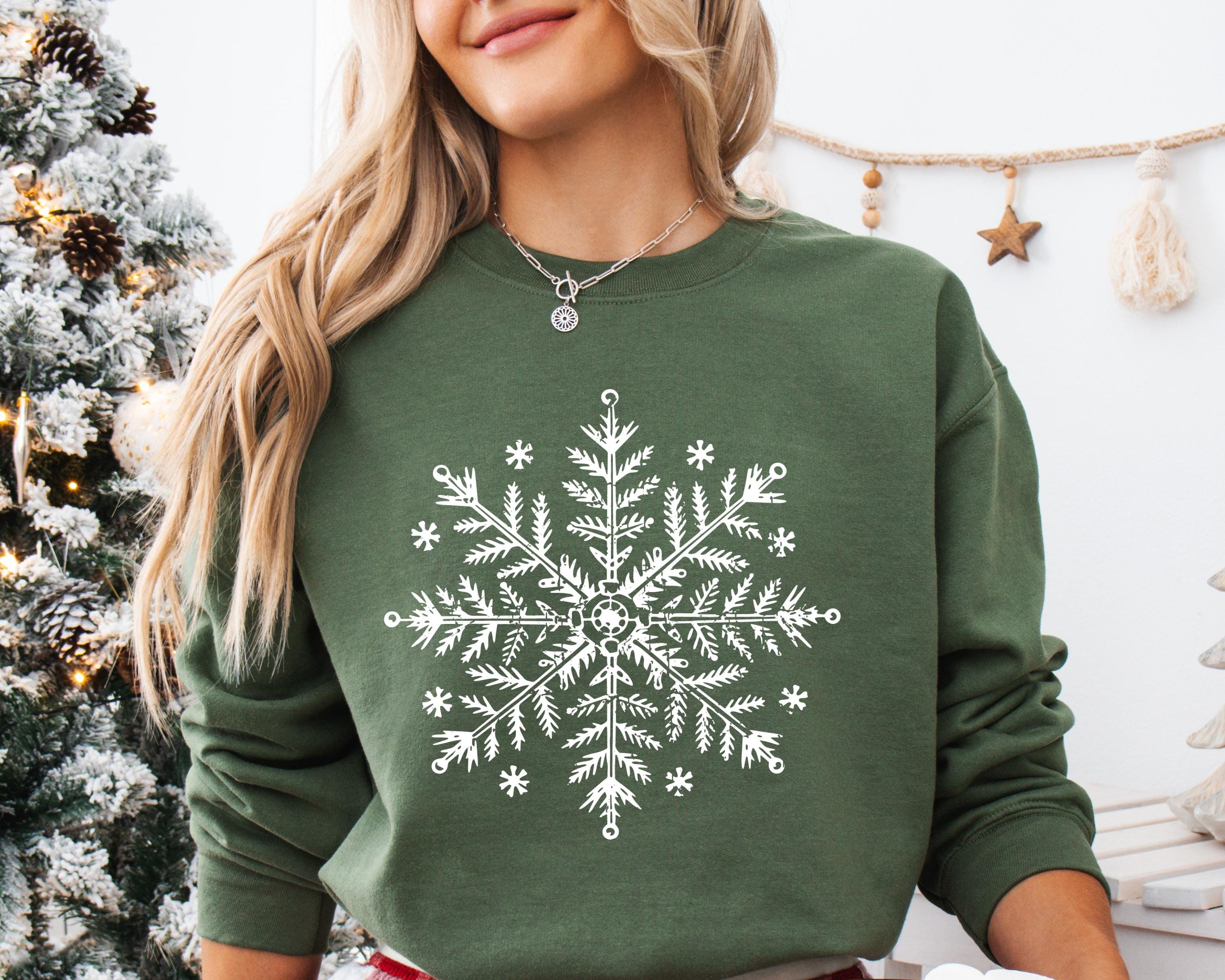 Snowflake Winter Sweatshirt