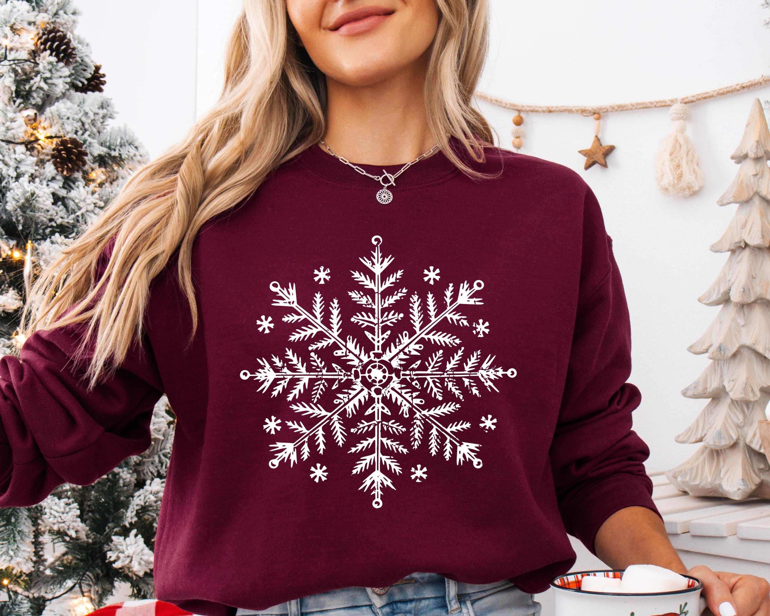 Snowflake Winter Sweatshirt