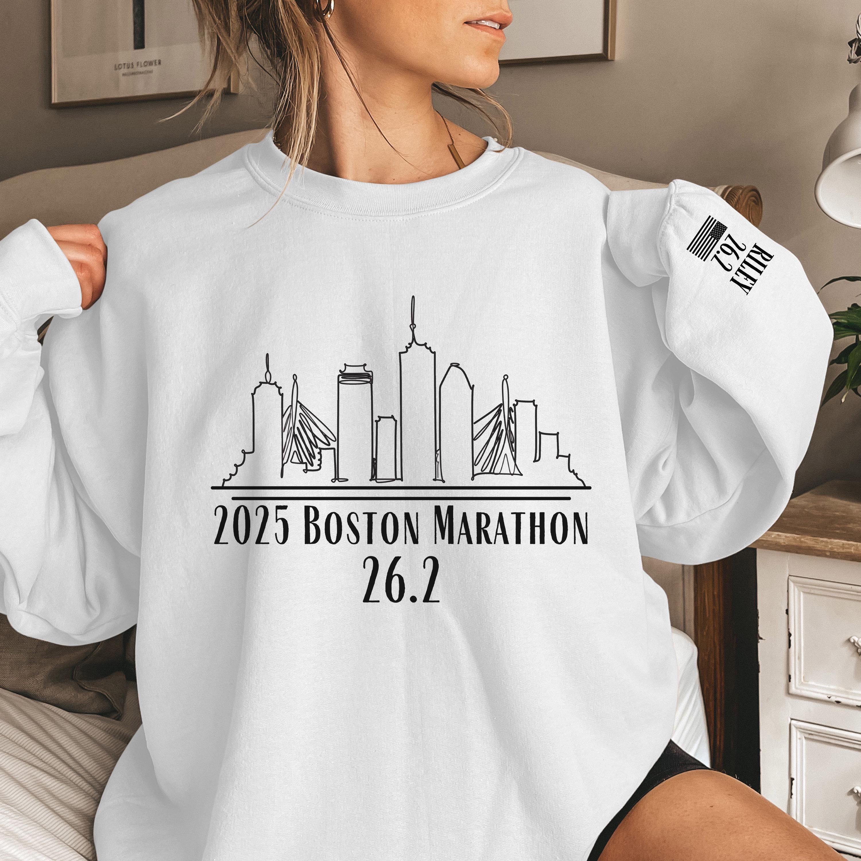 Personalization 26.2 Boston Marathon Sweatshirt