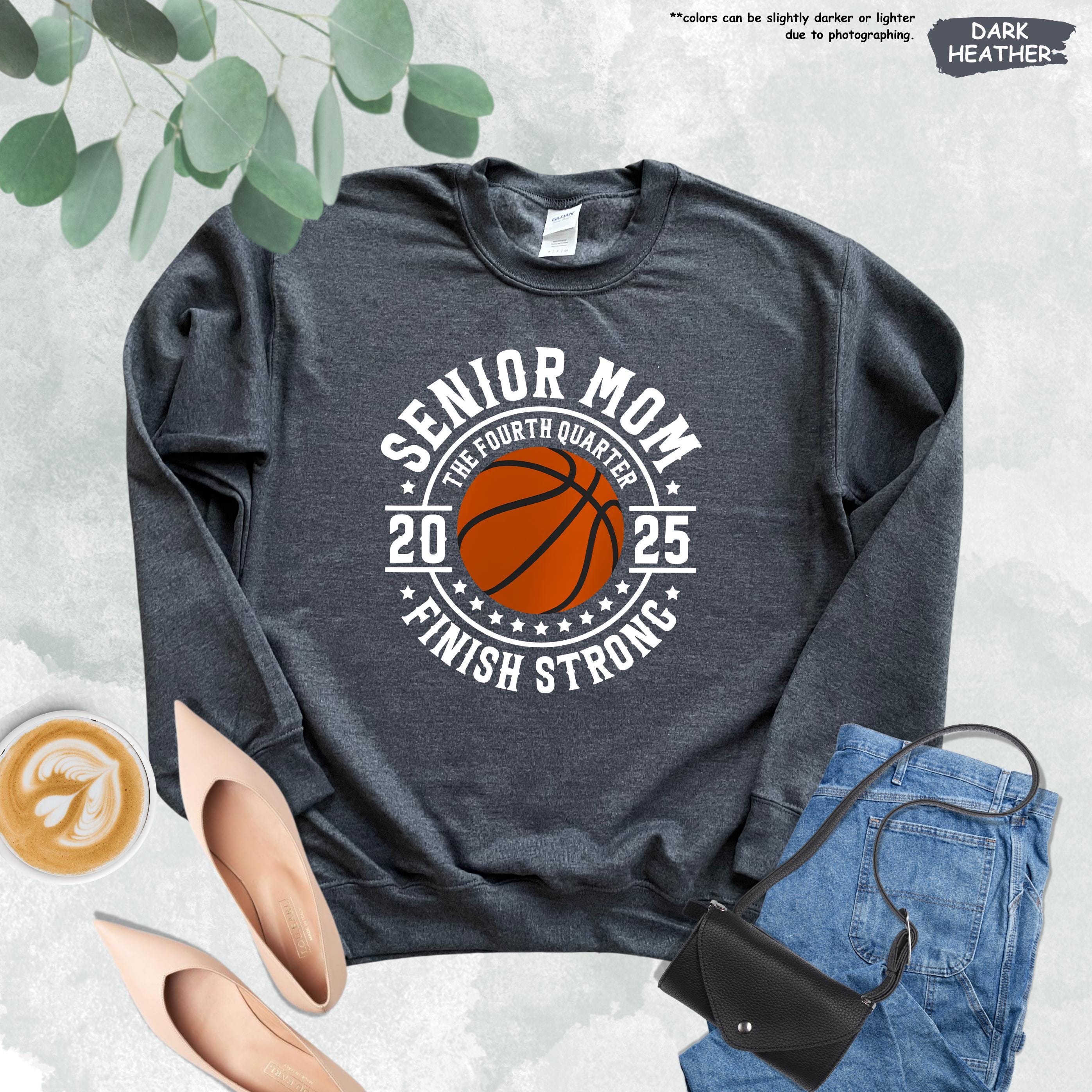 Basketball Senior 2025 Mom Sweatshirt