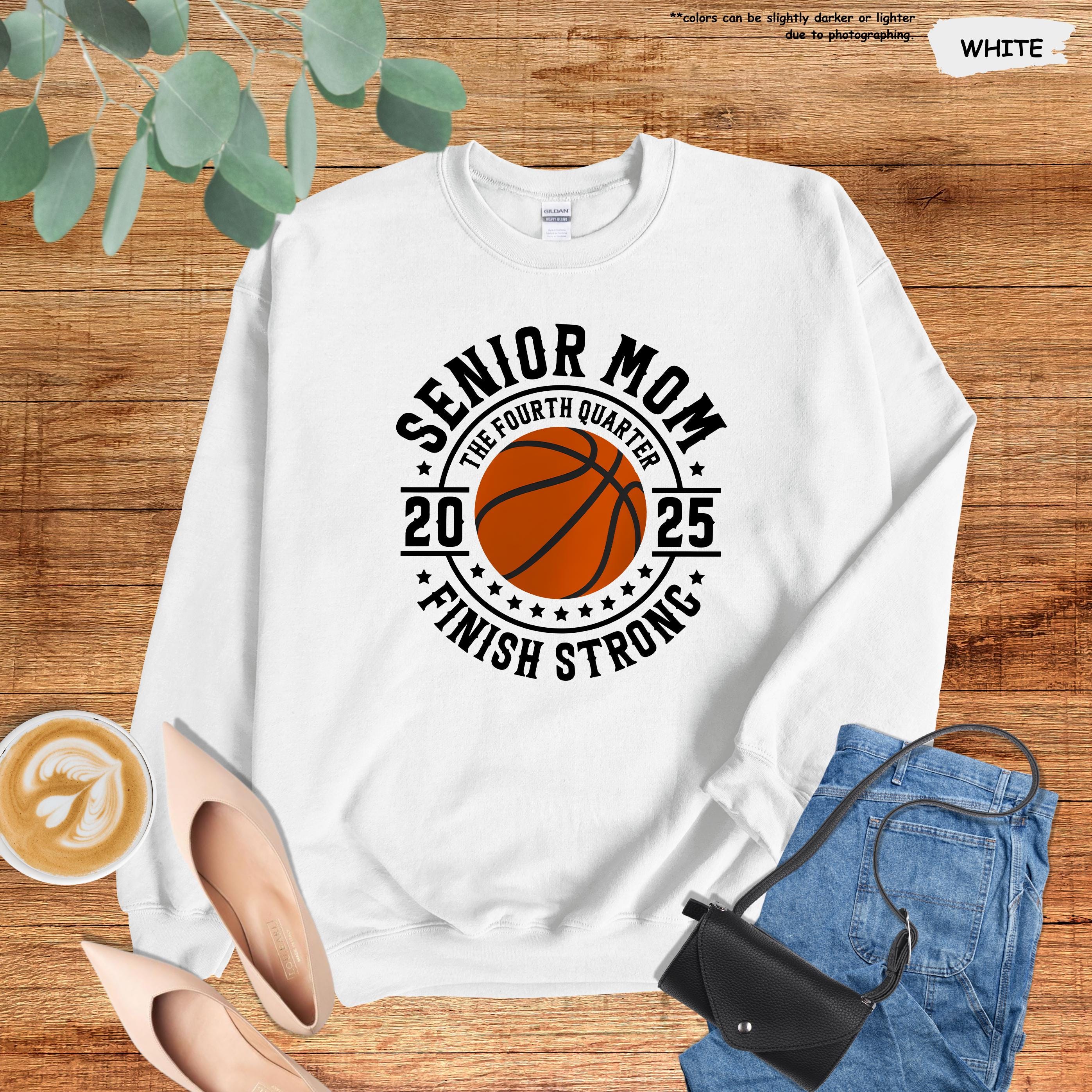 Basketball Senior 2025 Mom Sweatshirt