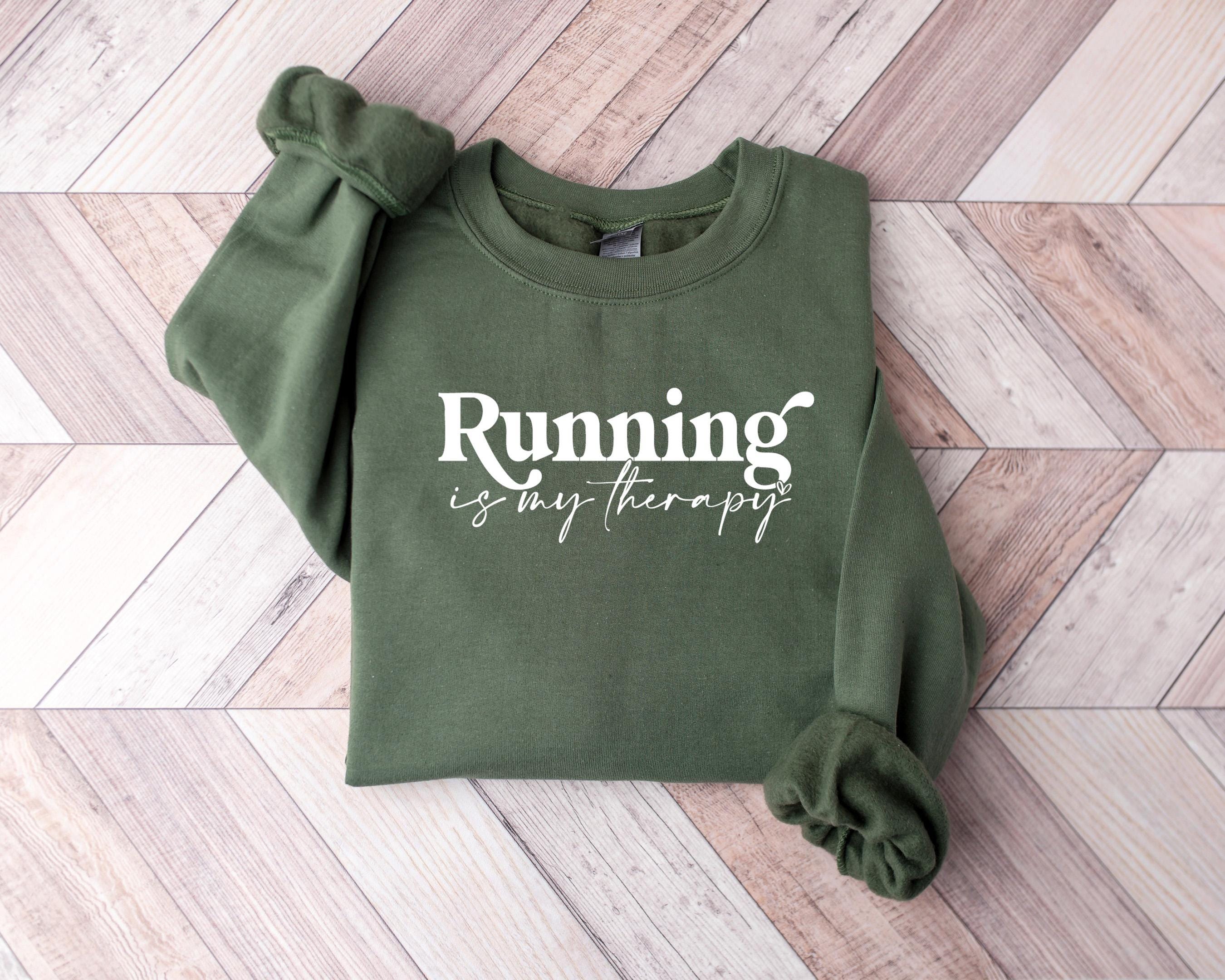 Running Is My Therapy Sweatshirt