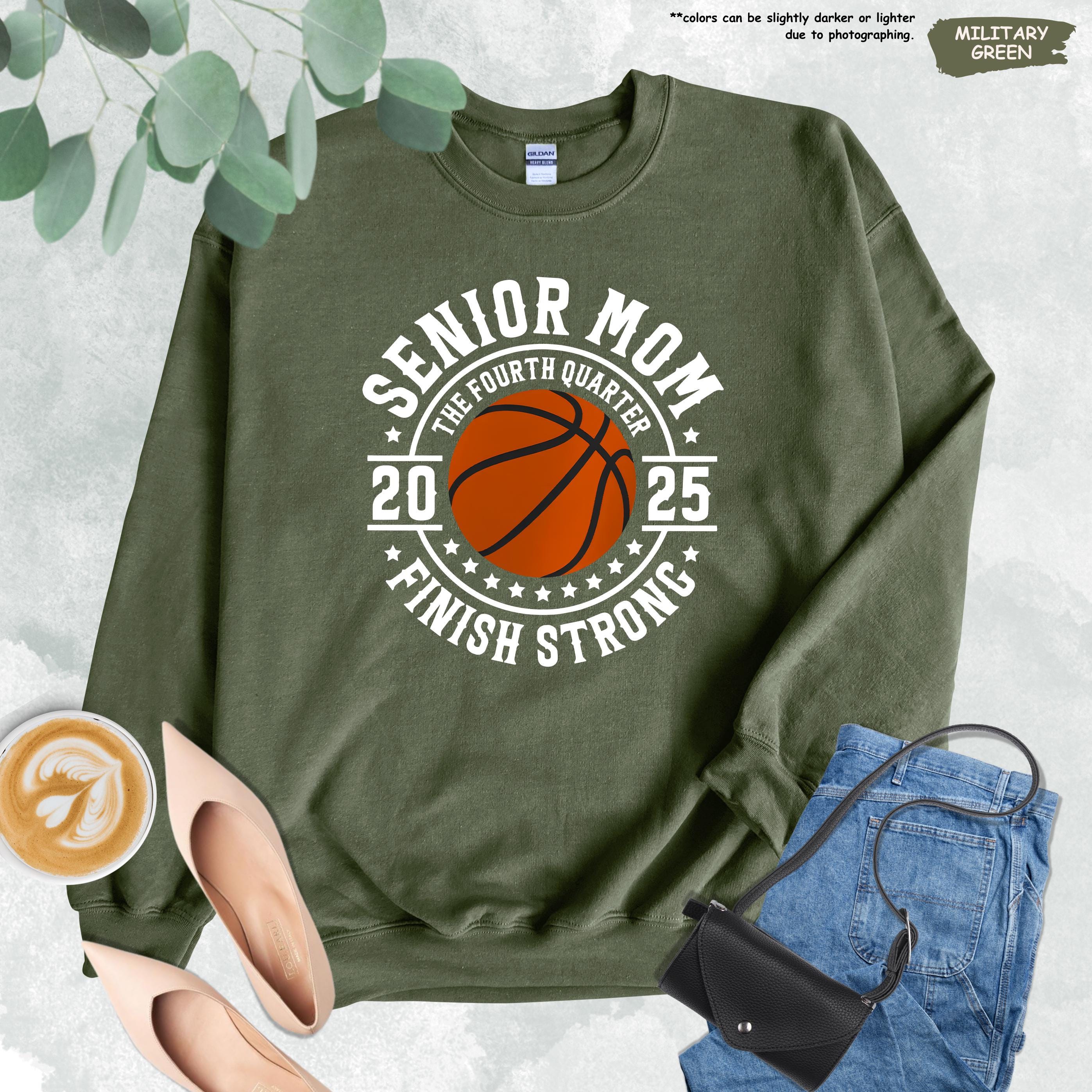 Basketball Senior 2025 Mom Sweatshirt