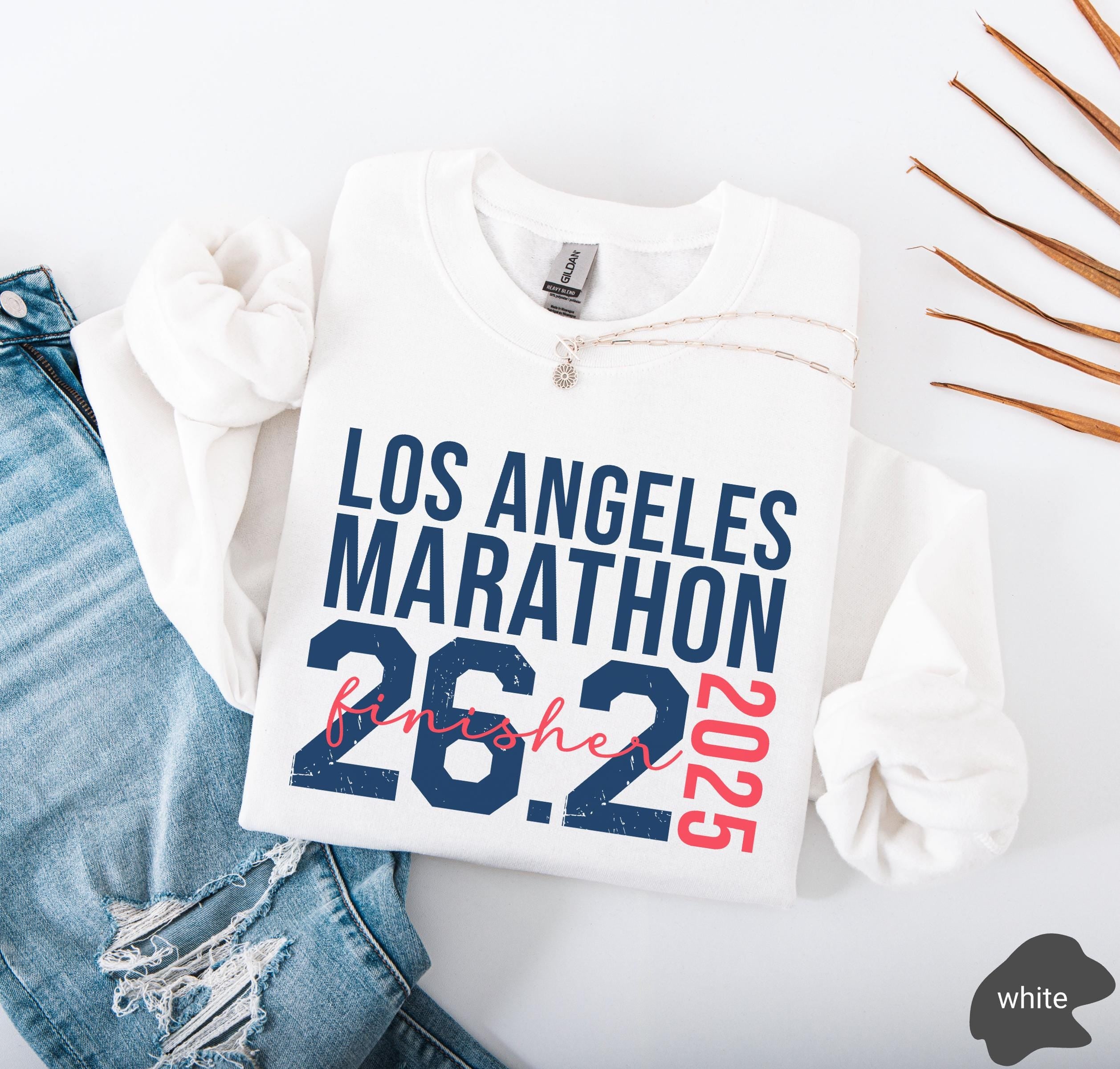 Personalized Los Angeles LA 26.2 Marathon Finisher Runner Sweatshirt